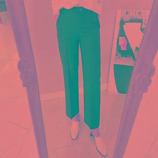 Flat-front Dress Pants Black - One Size