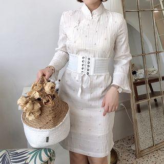 Long-sleeve Sheath Qipao
