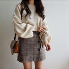 Puff Sleeve Sweater Almond - One Size