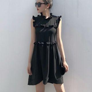 Frill Trim Tank Dress