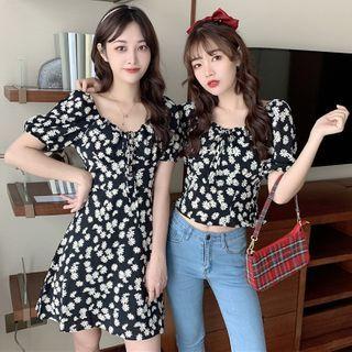 Short-sleeve Floral Top / Dress