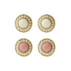 Round Formica Ear Studs
