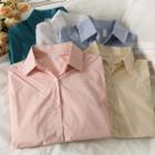 Loose-fit Long Shirt In 5 Colors