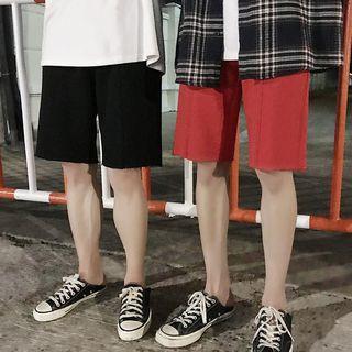 Couple Matching Solid Color Shorts