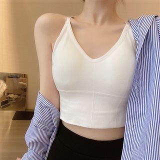 V Neck Plain Tank Top