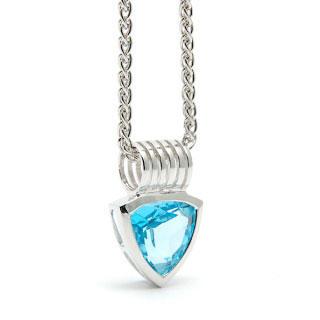 Blue Topaz Breakthough Pendant