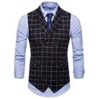 Double Breasted Plaid Vest