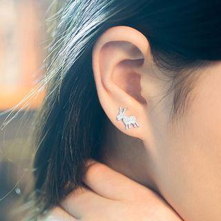 925 Sterling Silver Animal Earrings