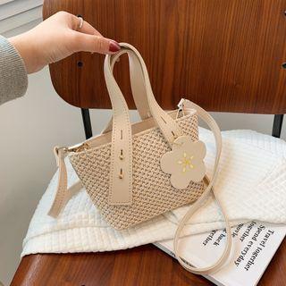 Mini Woven Crossbody Bag