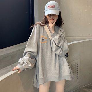 Long-sleeve Cartoon Print Sweatshirt