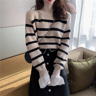 Mock Neck Sweater / Midi Skirt