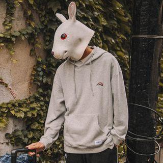 Rainbow Embroidery Hoodie