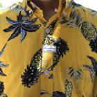 Short-sleeve Pineapple Print Shirt