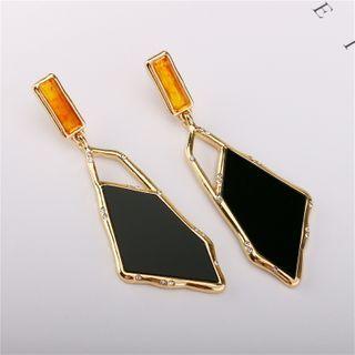 Geometrical Acrylic Drop Earring 1 Pair - As Shown In Figure - One Size