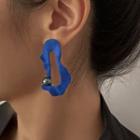Irregular Alloy Dangle Earring 1 Pair - Blue - One Size