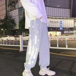 Reflexive Print Sweatpants