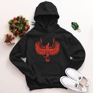 Phoenix Print Hoodie