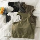 Asymmetrical Halter-neck Tank Top