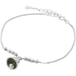 Bell Sterling Silver Bracelet Silver - One Size