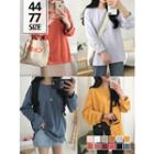 Slit-side Loose-fit T-shirt In 12 Colors