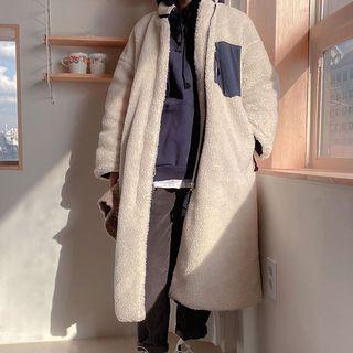 Reversible Long Sherpa-fleece Jacket