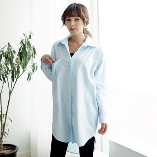 Dip-back Long Shirt