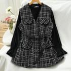 Set: Houndstooth Vest + Top