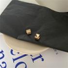 Alloy Square Earring 1 Pair - Alloy Square Earring - Gold - One Size