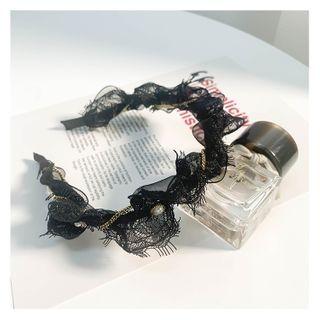 Lace Hair Band Black - Black