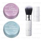 Ettusais - Color Illuminator Set (with Brush) (solid Purple) (clear Blue) 3 Pcs