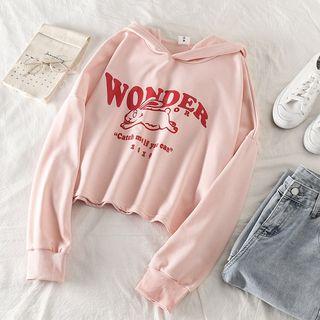 Print Hoodie As Figure - One Size