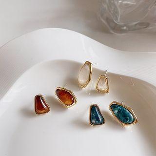 Resin Asymmetrical Alloy Earring