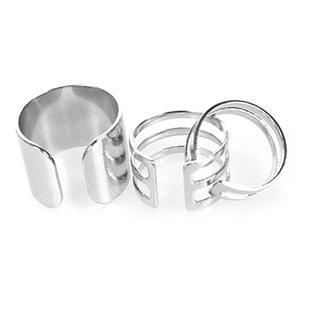 Set Of 3: Metallic Rings