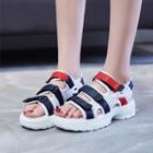 Platform Colored Strap Sandals