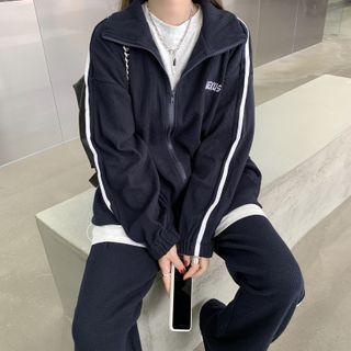 Zip Jacket / Wide-leg Sweatpants