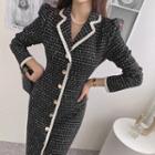 Two-way Tweed Coatdress