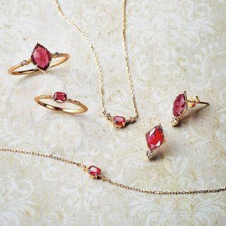 Faux Crystal Pendant Necklace / Bracelet / Stud Earring (various Designs)