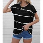 Cap-sleeve Pocket Detail T-shirt