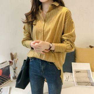 Stripe Long Sleeve Blouse