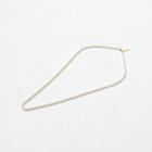 Faux-pearl Beaded Long Necklace Ivory - One Size