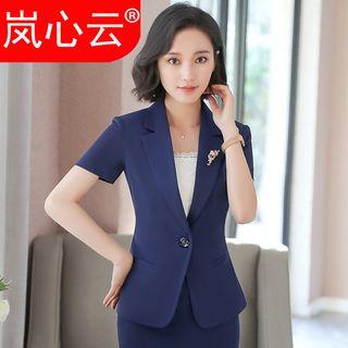 Short-sleeve Blazer / Pencil Skirt / Dress Pants / Set