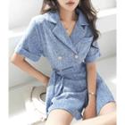 Double-breasted M Lange Blazer Playsuit