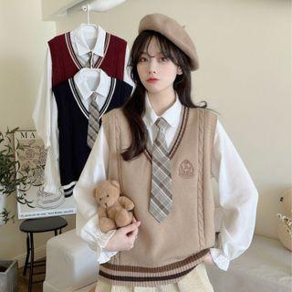 Knitted Loose-fit Waistcoat