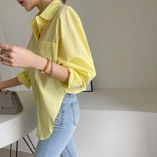 Pocket-front Dip-front Shirt