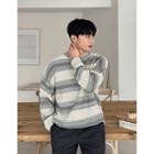 Color-block Gradient Sweater