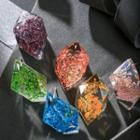 Floral Faux Crystal Ear Stud