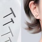 925 Sterling Silver Bar Stud Earring