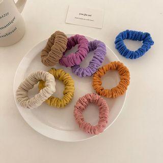 Plain Shirred Hair Tie