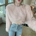 Furry Cropped Pullover