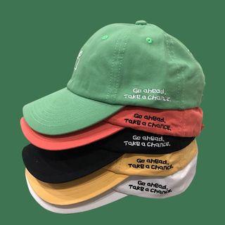 Embroidered Plant Baseball Cap